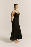 Reagan Black Maxi Dress