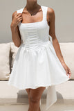 Clara Cream Corset Mini Dress