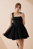 Clara Black Corset Mini Dress