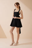 Clara Black Corset Mini Dress