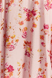 Emery Pink Floral Midi Dress