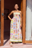 Tarot Multicolour Abstract Maxi Dress