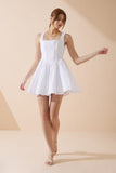 Claire White Corset Mini Dress