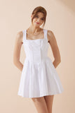 Claire White Corset Mini Dress