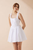 Claire White Corset Mini Dress