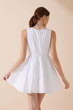 Claire White Corset Mini Dress