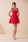 Claire Red Corset Mini Dress