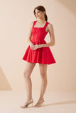 Claire Red Corset Mini Dress