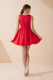 Claire Red Corset Mini Dress