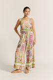 Tarot Multicolour Abstract Wide Leg Pants