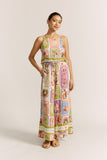 Tarot Multicolour Abstract Wide Leg Pants