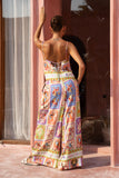 Tarot Multicolour Abstract Wide Leg Pants