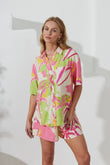 Paradisio Pink Tropical Shirt