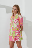 Paradisio Pink Tropical Shirt