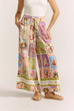 Tarot Multicolour Abstract Wide Leg Pants