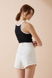 Bellamy White Asymmetric Skort