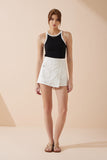 Bellamy White Asymmetric Skort