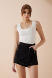 Bellamy Black Asymmetric Skort