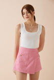 Bellamy Pink Asymmetric Skort