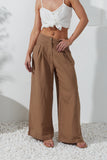 Margo Mocha Wide Leg Pants