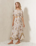 Inayah Boho Midi Dress